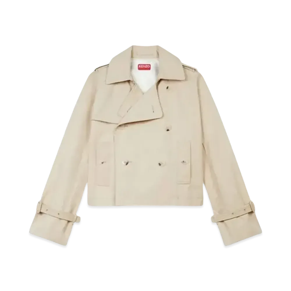 KENZO Short KIMONO Trench "Beige"