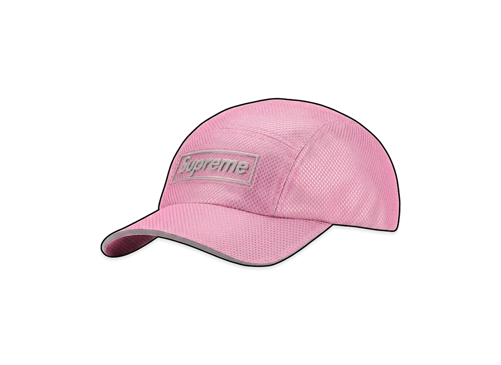 Supreme Metallic Mesh Camp Cap "Pink"