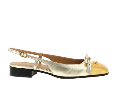 Valentino Garavani Women's valet Du Roi Slingback "Beige"
