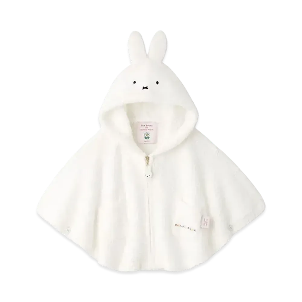 GELATO PIQUE x Dick Bruna Baby Baby Moko Poncho "Off White"