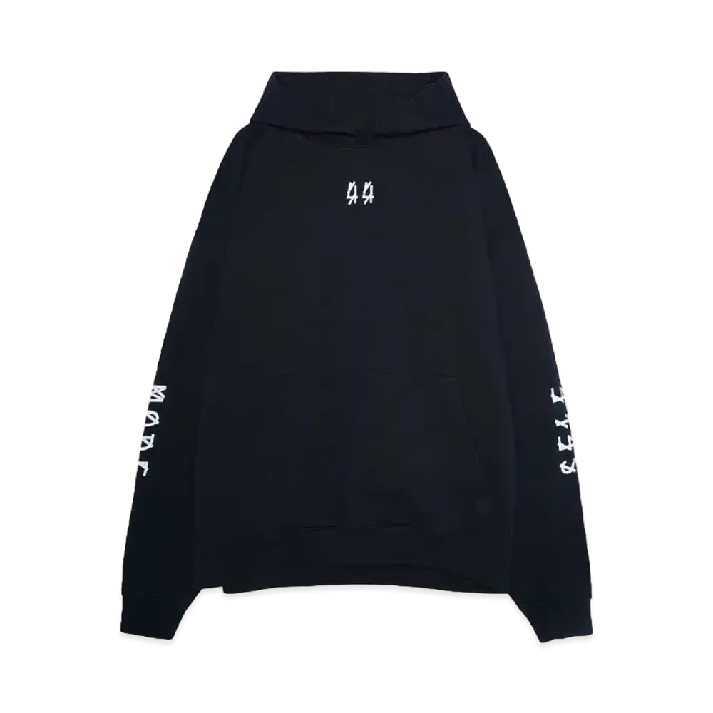44 LABEL GROUP DESTRUCT HOODIE "BLACK/SELF DESTRUCTION"