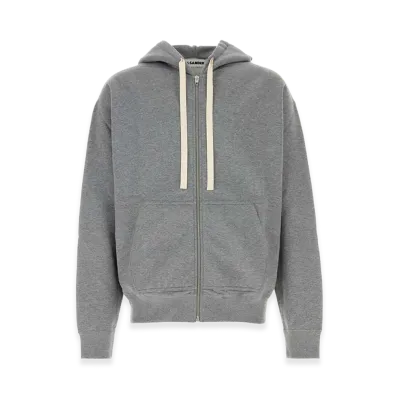 Jil Sander Cotton Hoodie "Gray"