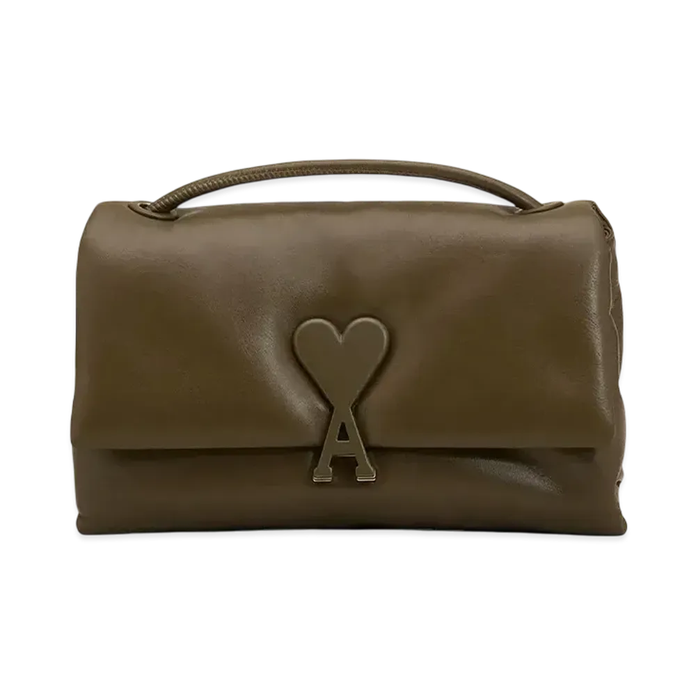 AMI PARIS Vourevous Bag "Khaki"