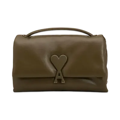 AMI PARIS Vourevous Bag "Khaki"