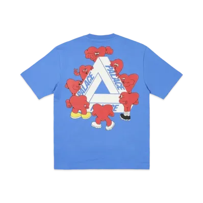 PALACE Tri-Hearts T-Shirt "Palatial Blue"