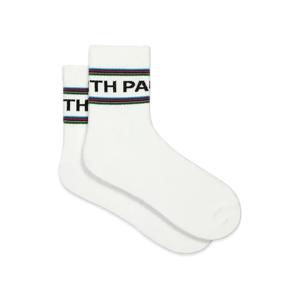Paul Smith Sports Stripe Line Logo Socks "White"