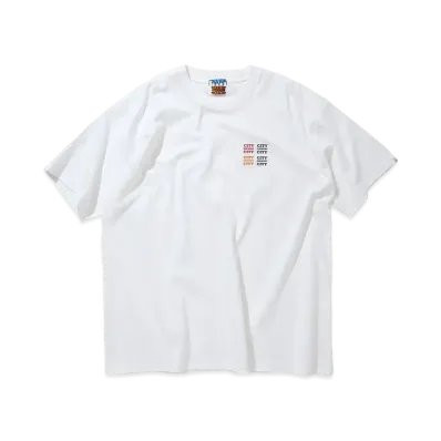 CITY COUNTRY CITY Embroidered Logo Cotton T-shirt_CCCC "WHITE"