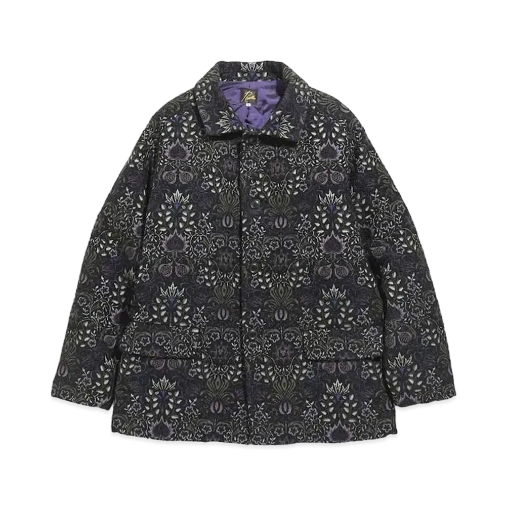 Needles CAR COAT - C/W/PE/N GOBELIN JQ. "Black"