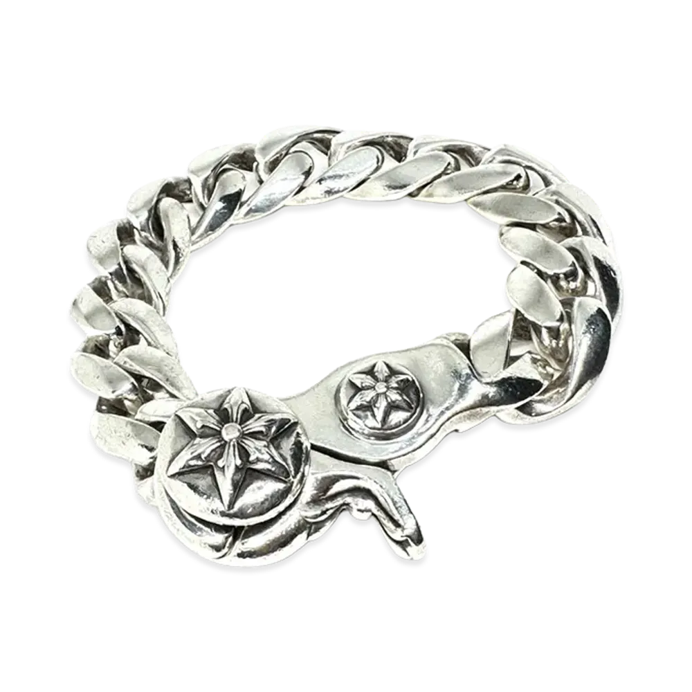 Chrome Hearts Star Clip Classic 925 Silver Bracelet "Silver"