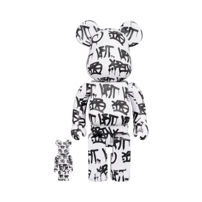 MEDICOM TOY "BEARBRICK" Lfyt X Krink 100% & 400%