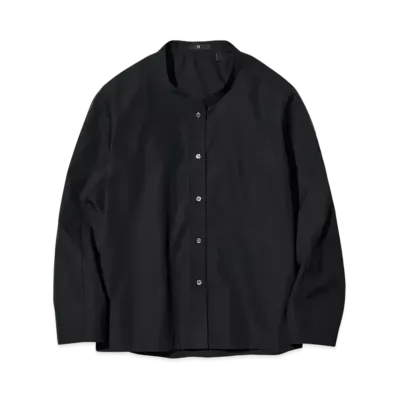 Uniqlo x Jil Sander Supima Cotton Shirt Jacket "Black"