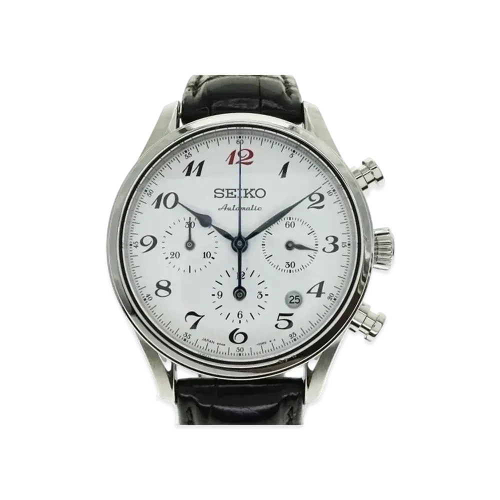 SEIKO Presage Automatic Watch 60th Anniversary Limited Edition Enamel Chronograph "White" SARK001