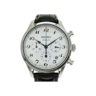 SEIKO Presage Automatic Watch 60th Anniversary Limited Edition Enamel Chronograph "White" SARK001