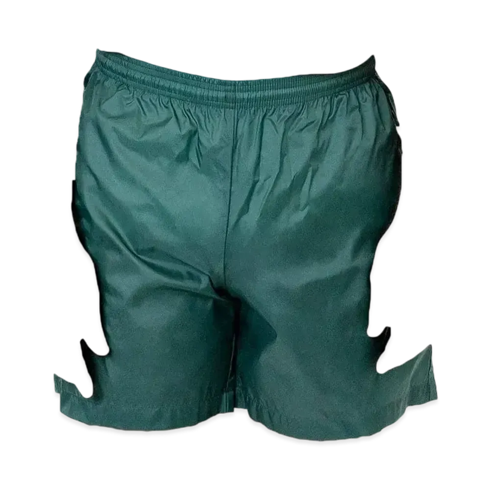 Los Angeles Apparel Men's Nylon Taffeta Wide Shorts "Blue Algae"