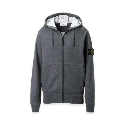 Stone Island Zip-Up Parka 64251 "Melangedarkgrey"