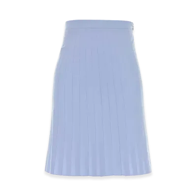 MM6 Maison Margiela Women's Cotton Skirt "Light Blue/Powder Blue"