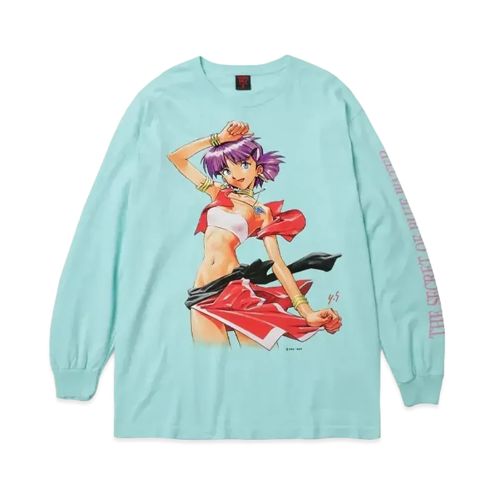 Geeks Rule x The Secret Of Blue Water 15 Silkscreen Printing L/S T Shirt vol.01 "NADIA" "Blue"