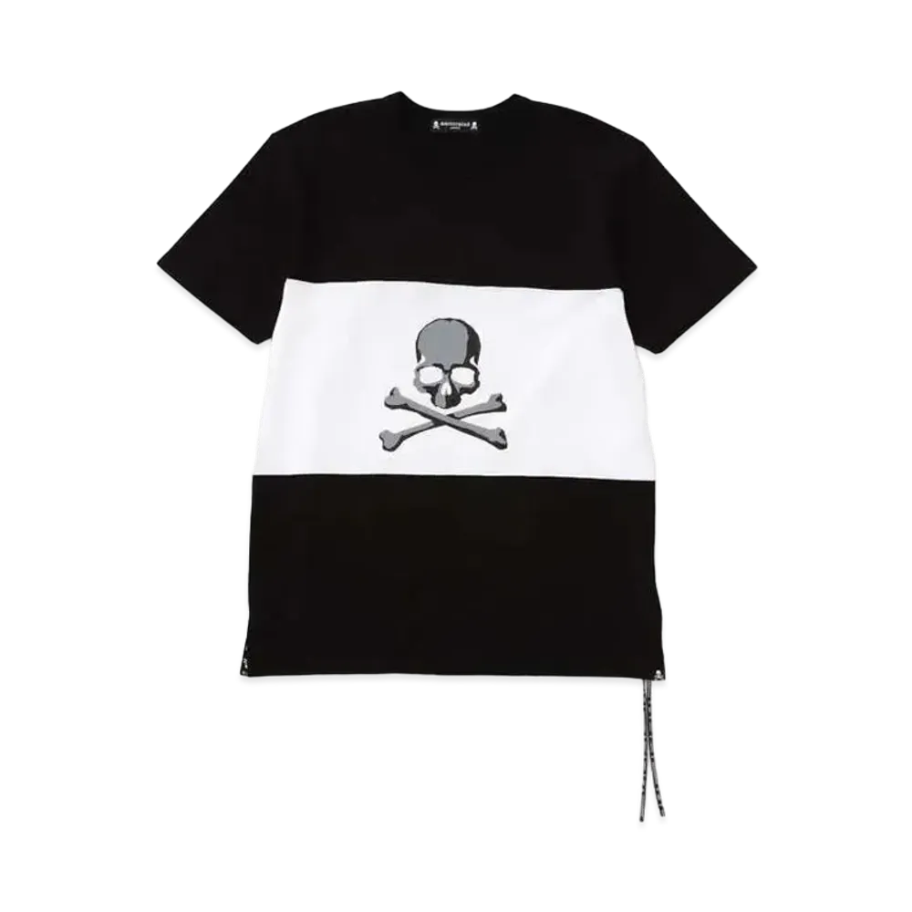 mastermind JAPAN Horizontal Block Tee "Black White"