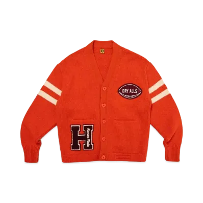 HUMAN MADE Low Gauge Knit Cardigan "Orange"