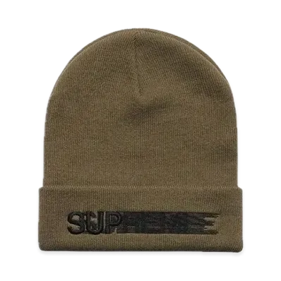 Supreme Motion Logo Beanie "Taupe" (23SS)