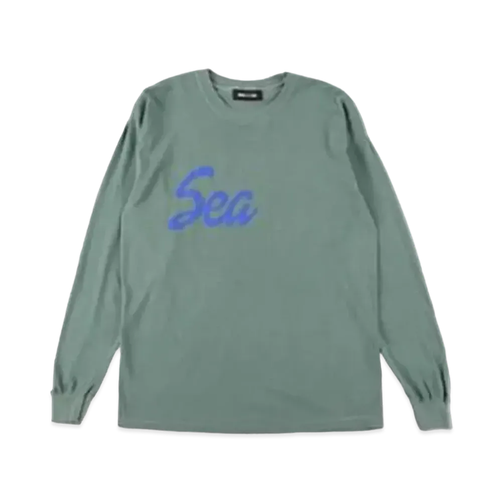 WIND AND SEA WDS (Corner store) L/S Tee "Green"
