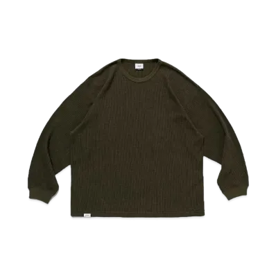 WTAPS Waffle 02 / LS / CTPL "Olive Drab"