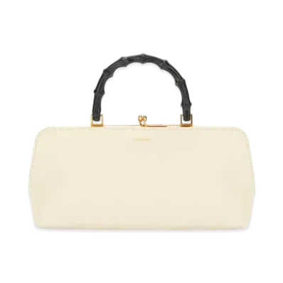 Jil Sander Goji Bamboo Small "Chalk"