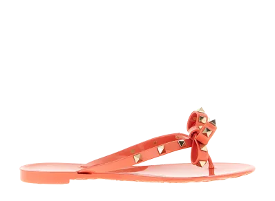 Valentino Garavani Women's rockstud Thong Sandals "Pink"