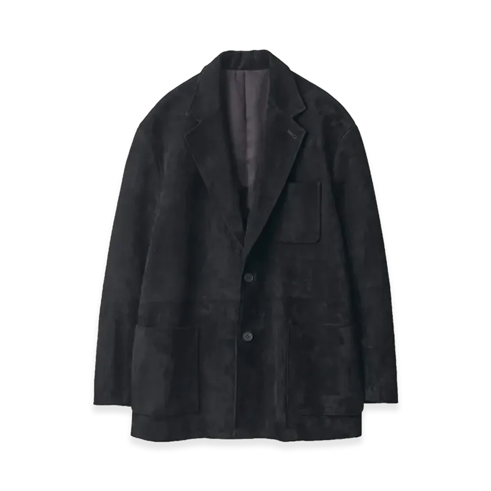 ssstein Goat Suede Blazer "Black"