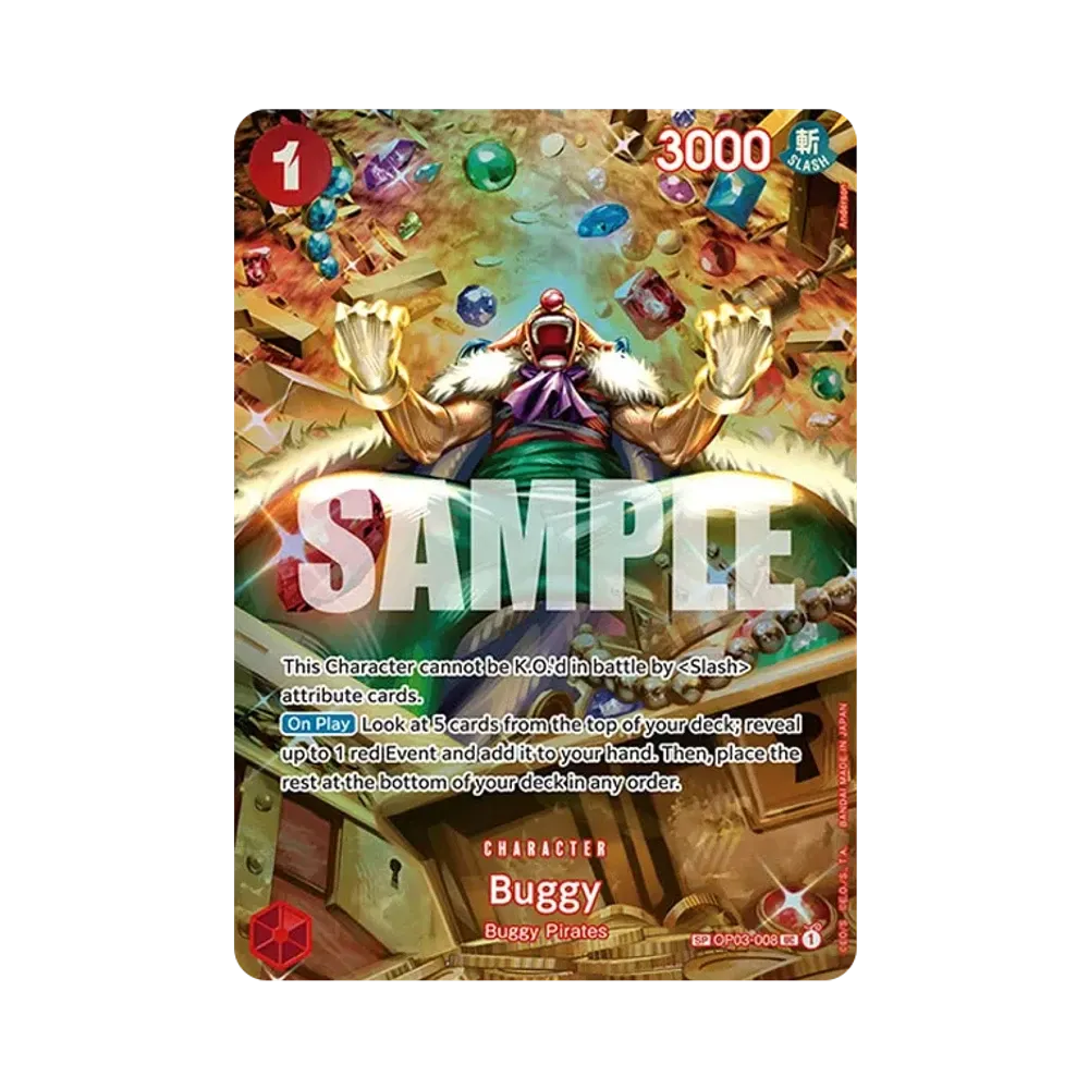 バギー UC-SPC [OP03-008]【英語版】(ブースターパック「双璧の覇者」)