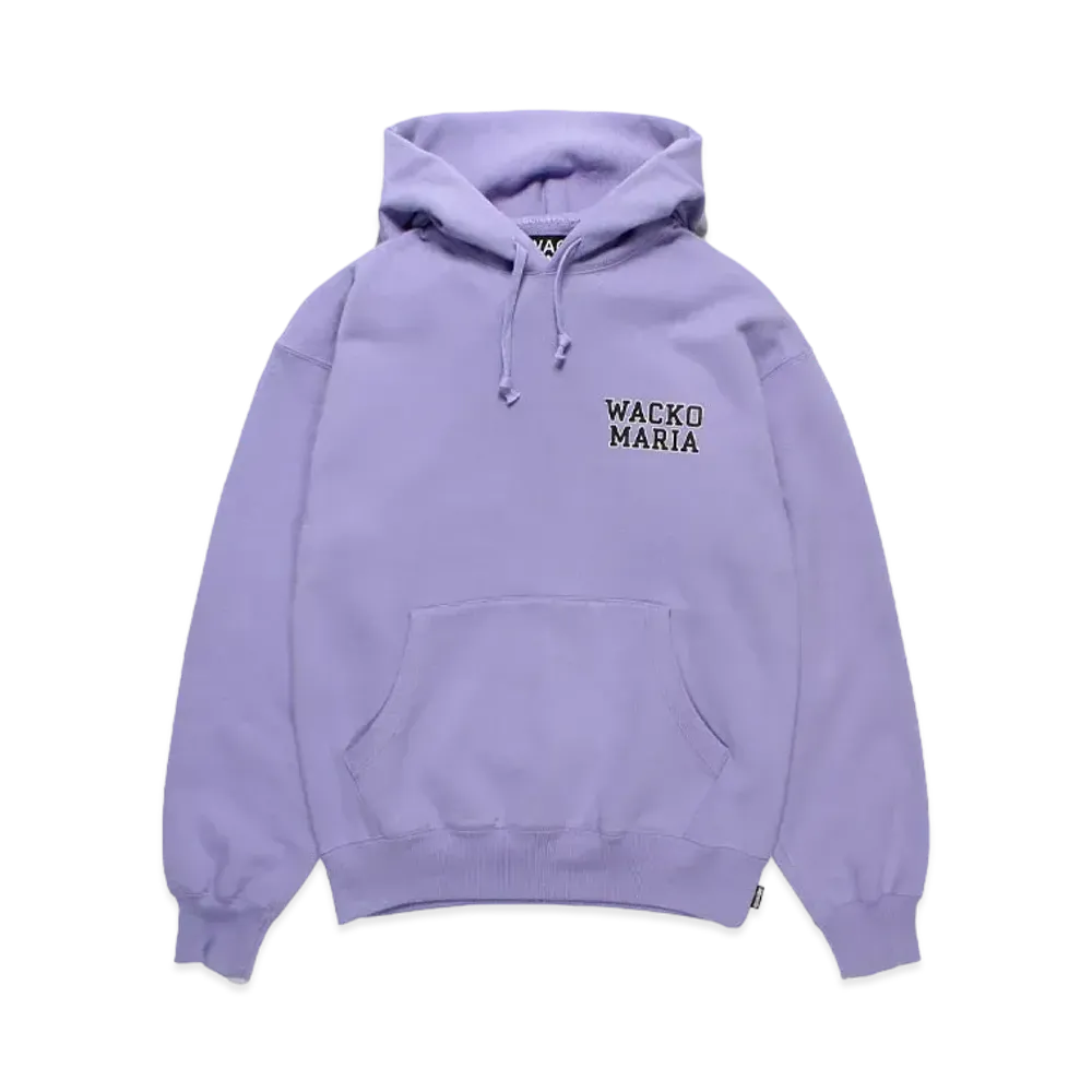 WACKO MARIA Heavy Weight Hooded Sweat Shirt "Purple"