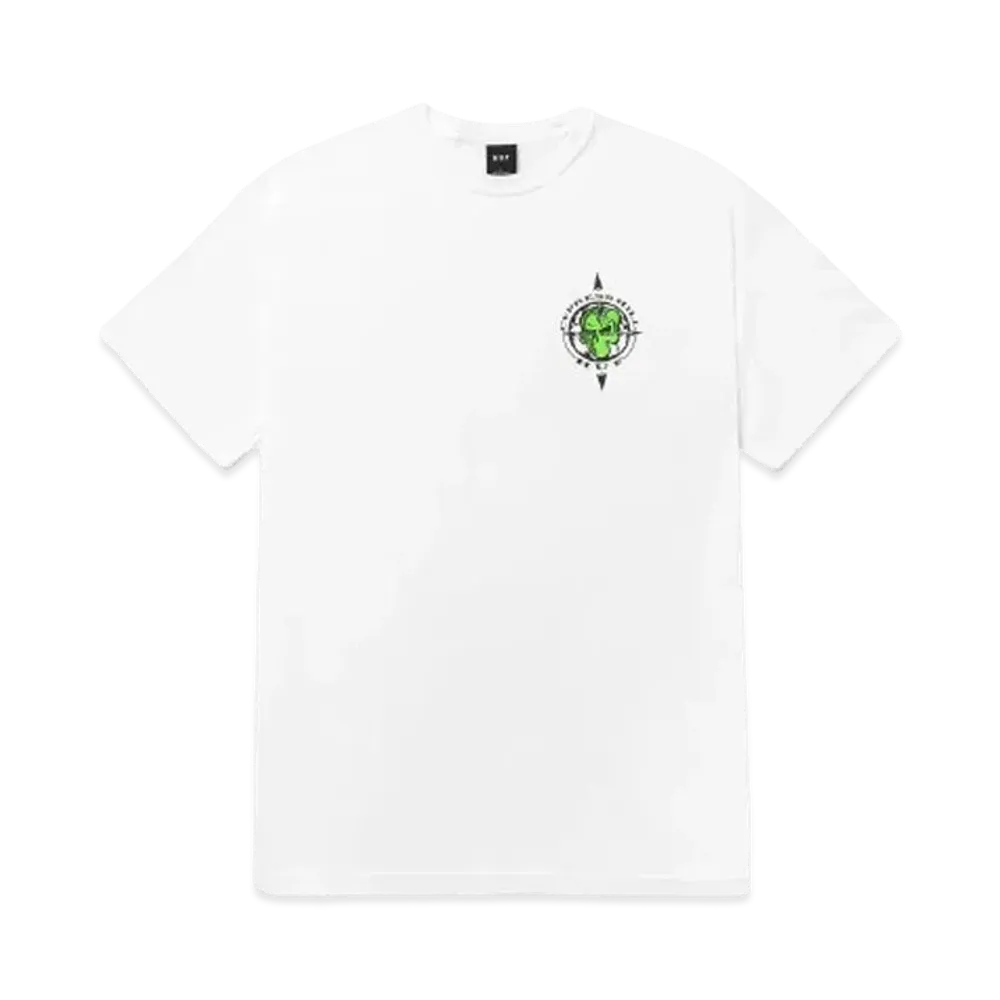 HUF x CYPRESS HILL "420" Cypress Triangle T-Shirt "White"