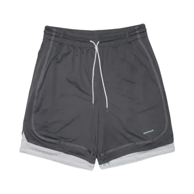 GOOPiMADE Riverside Track Shorts "Iron"