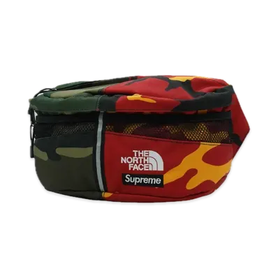 Supreme x The North Face Split Waist Bag "Camo"