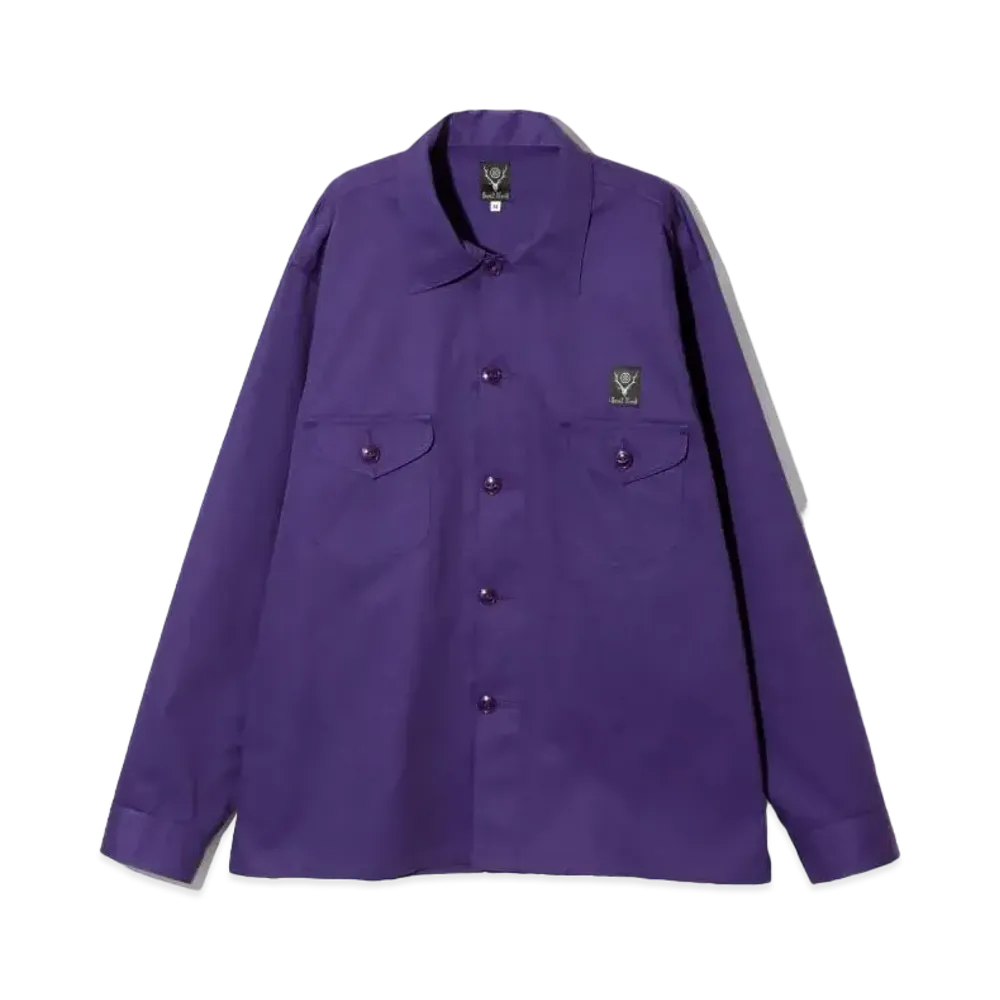 SOUTH2 WEST8 Smokey Shirt "Purple"
