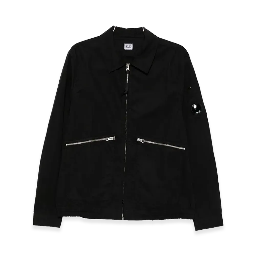 C.P. Company Cotton Micro-Reps Jacket "Black"