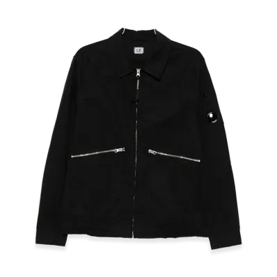 C.P. Company Cotton Micro-Reps Jacket "Black"
