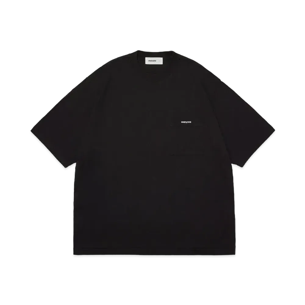 everyone Pocket Tee Shirt "Black" EV24-CS27