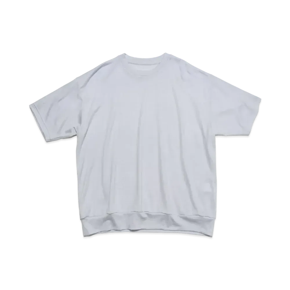 SOPHNET. Washable Wool S/S Top "Gray"