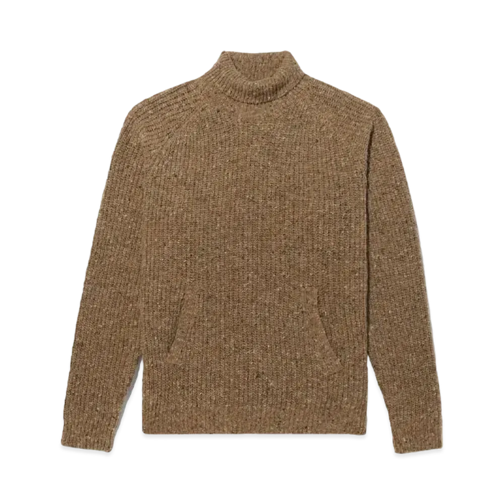 Noah Turleneck Donegal Sweater "Beige"
