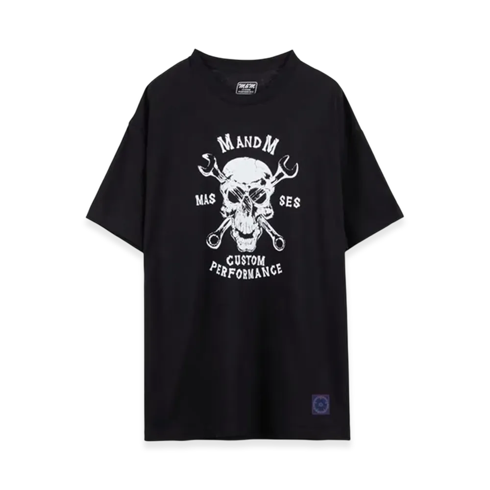 MASSES x M&M T-Shirt Skull Wrench "Black"