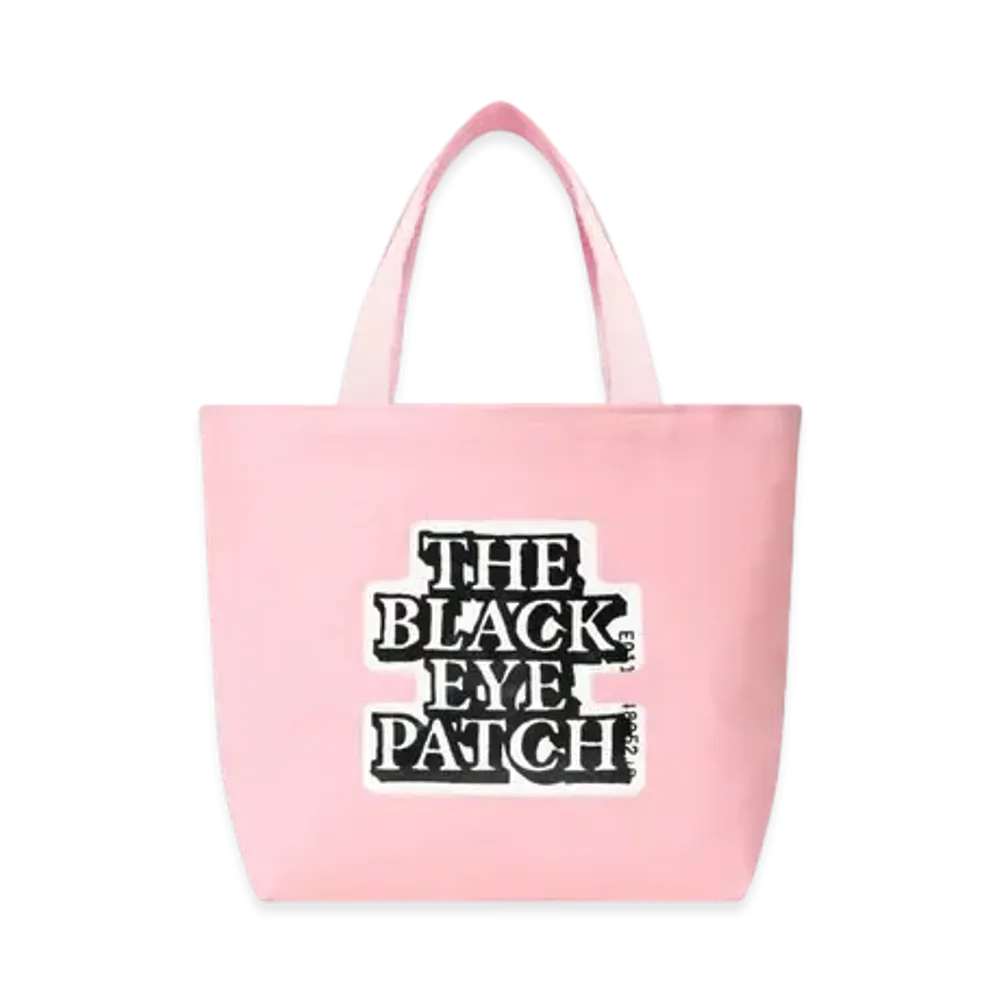 Black Eye Patch OG Label Tote Bag Medium "Pink"