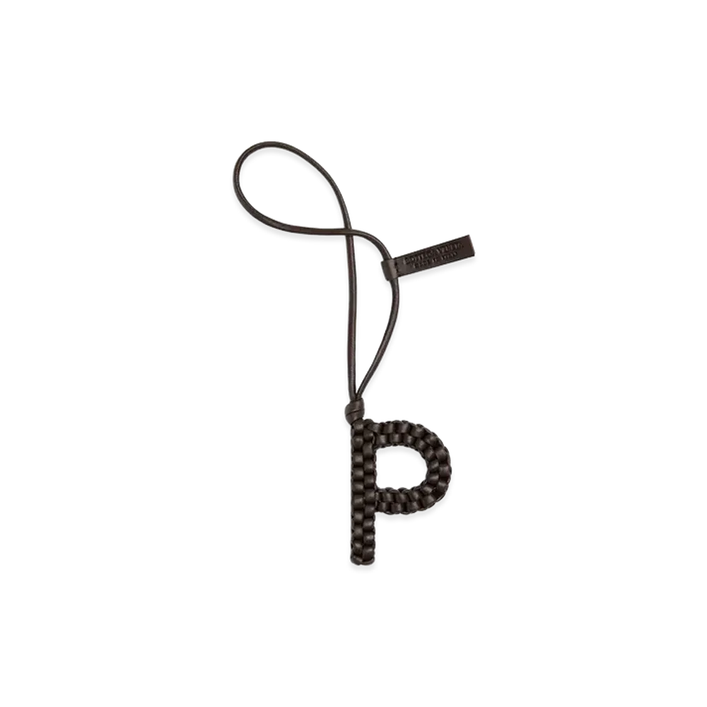 Bottega Veneta Letter P Charm "Fondente"