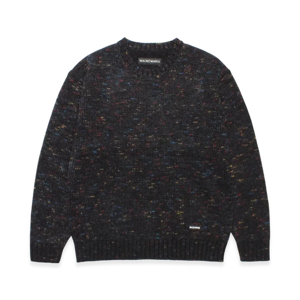 WACKO MARIA Mix Mohair Knit Sweater "Black"