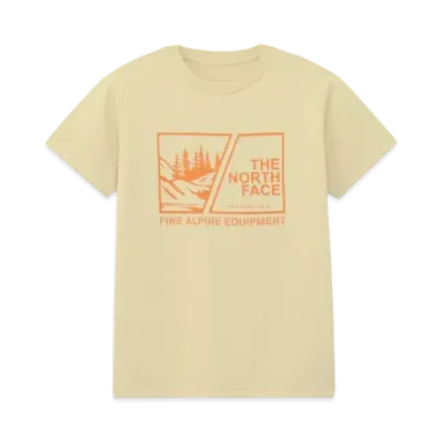 The North Face Kids Short Sleeve Viewpoint Graphic Tee "Gravel"