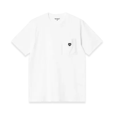 Carhartt WIP S/S Pocket Heart T-Shirt "White/Black"
