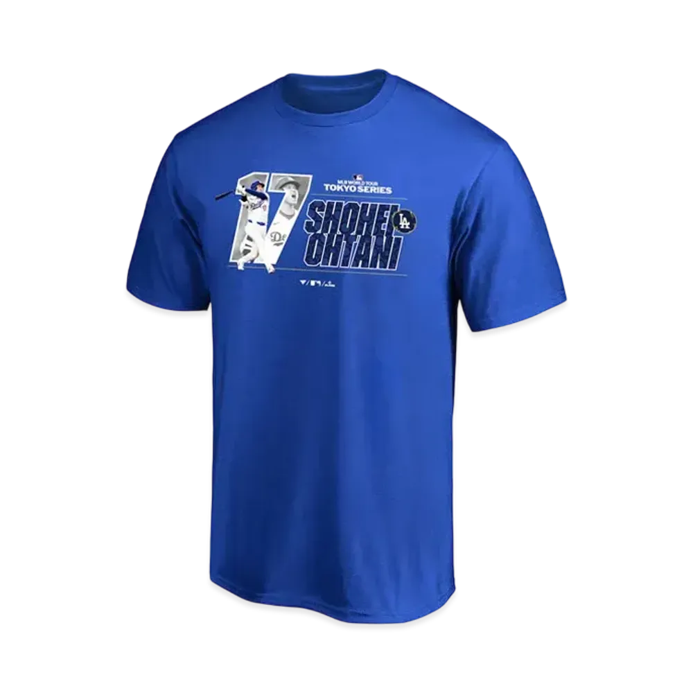 MLB Fanatics Dodgers Shohei Otani MLB Tokyo Series Opening Game T-Shirt Kids "Blue"