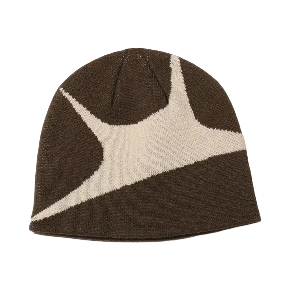 atmos pink Motif Jaquard Beanie "Khaki"