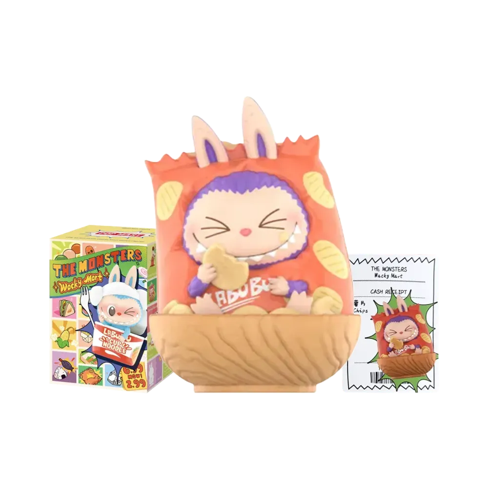 POP MART THE MONSTERS (LABUBU) Wacky Mart Series Figures Chips
