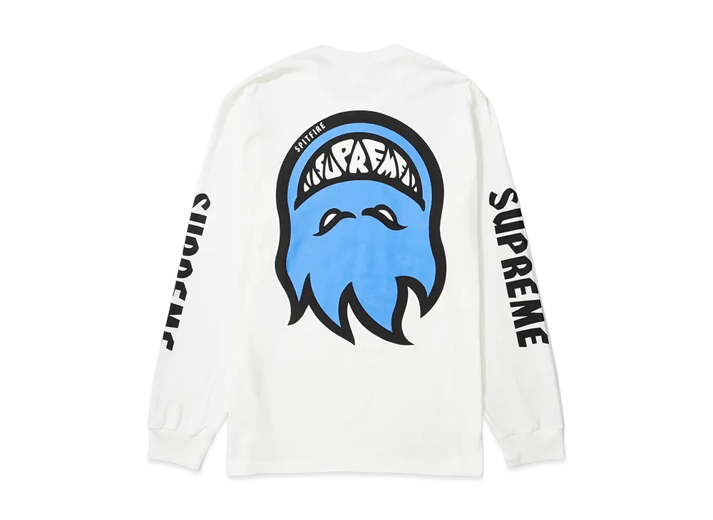 Supreme x Spitfire L/S Tee "White"